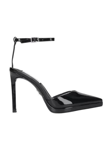 Czółenka Steve Madden skórzana czarna