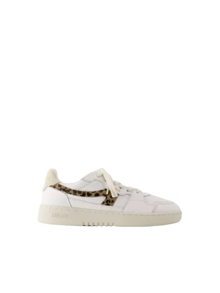 Sneakersy Axel Arigato skórzane w panterkę białe