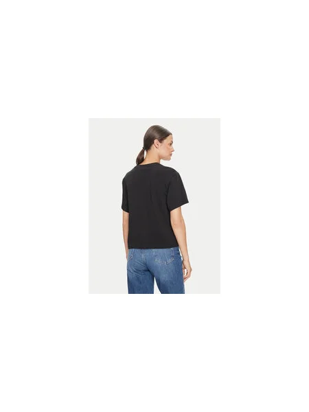 Guess Jeans Póló Regular Fit fekete