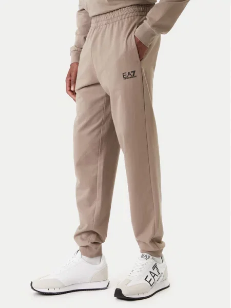 Emporio Armani Spodnji del trenirke PJVRZ bež