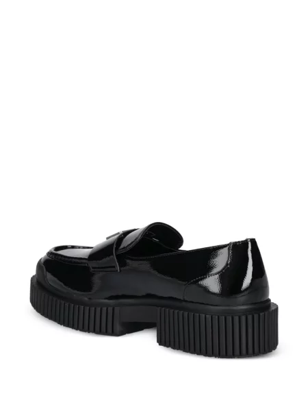 Loafer Armani Exchange autogrammal fekete