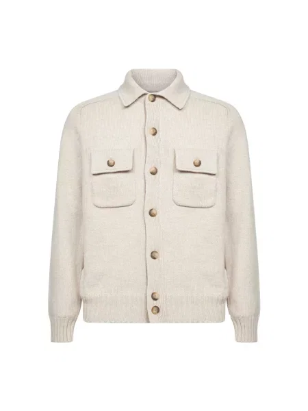 Sweter D4.0 wełniany beżowy