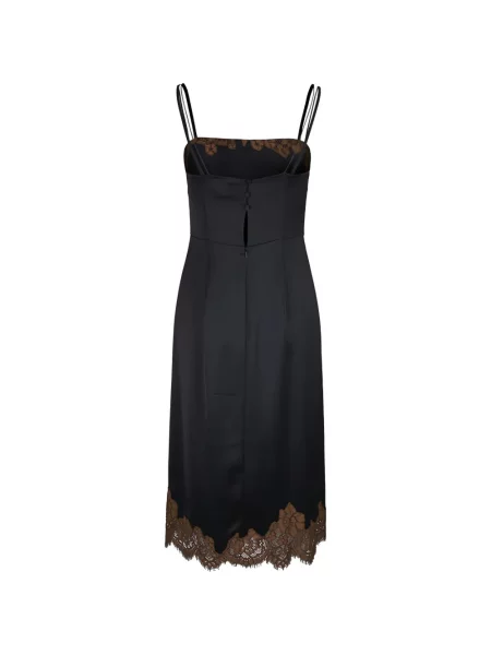 Rochie midi Dorothee Schumacher din satin negru
