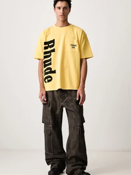 RHUDE tricou din pentru bărbați