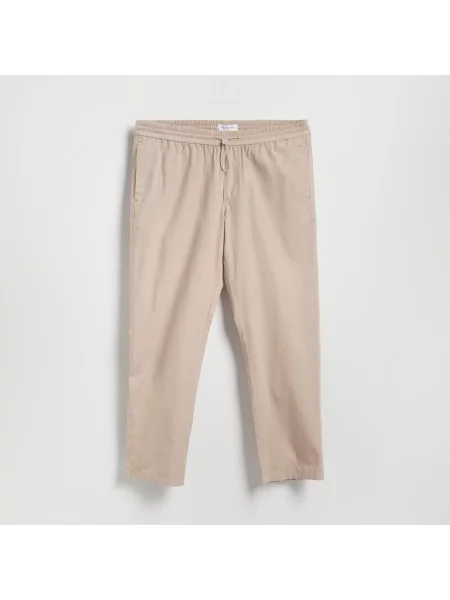 Reserved jogger kalhoty béžová