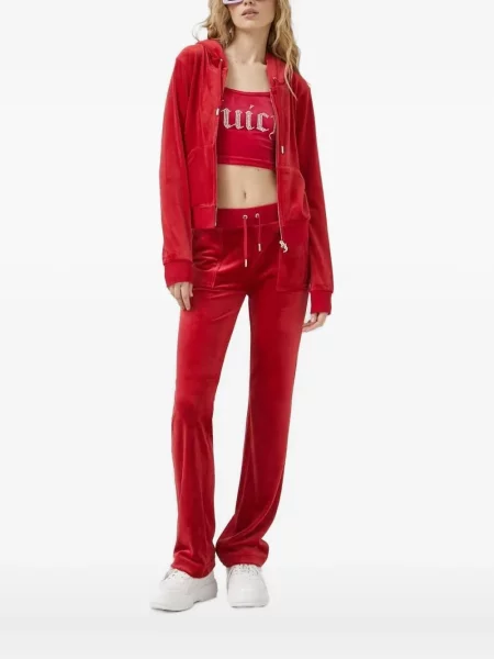 Hanorac cu glugă Juicy Couture cu broderie