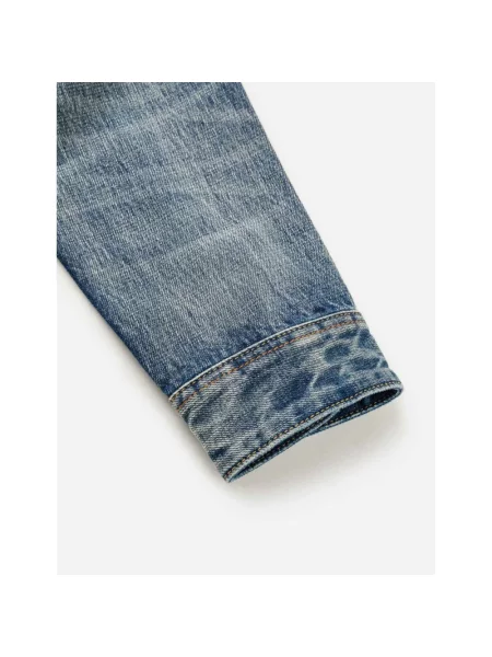 Kurtka jeansowa Evisu niebieska