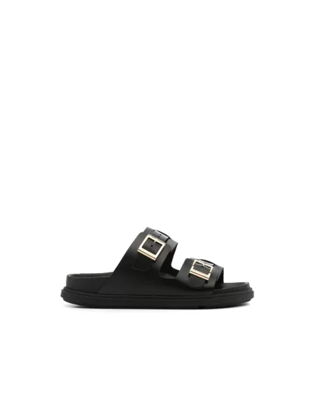 Klapki Birkenstock skórzane czarne