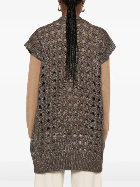 Cardigan Herno tricotate maro