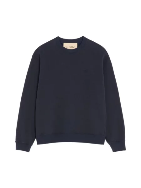 Bluza Valentino Garavani z logo niebieska