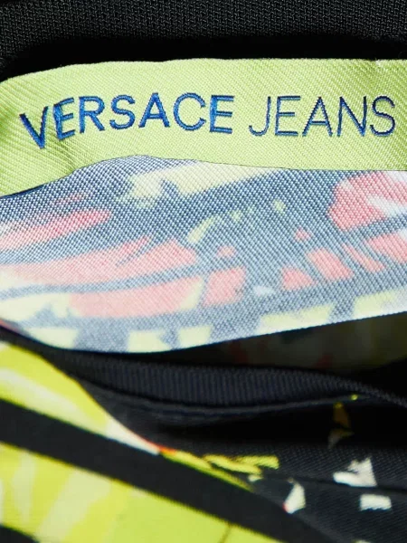 Top Versace Jeans Couture din jerseu negru