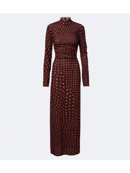 Rochie maxi Stella Mccartney cu buline plasă