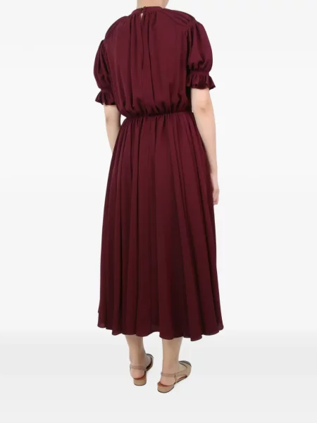 Rochie midi Emilia Wickstead roșu