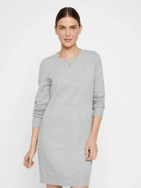 Vero Moda Džemper haljina siva