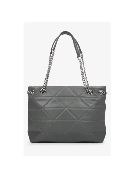 Сумка шкіряна Estro сіра