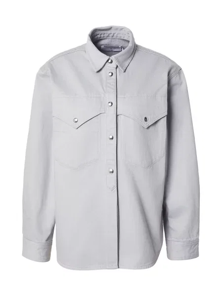 IRO Geacă de primăvară-toamnă ANTONIA denim alb