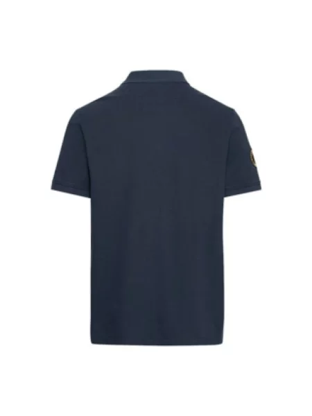 Koszulka polo z wyhaftowanym logo Camel Active niebieskie
