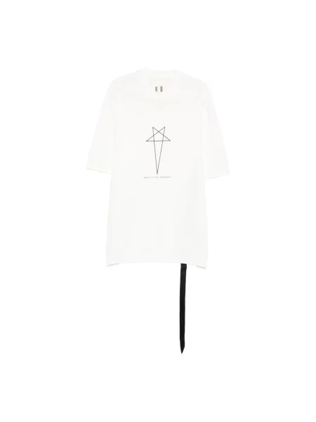 Koszulka Rick Owens z krótkim rękawem biała