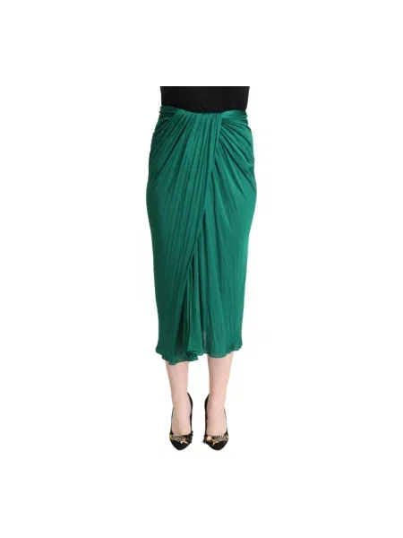 Spódnica midi Dolce And Gabbana zielona