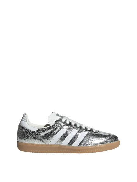 ADIDAS ORIGINALS Nizke superge Samba srebrna bela