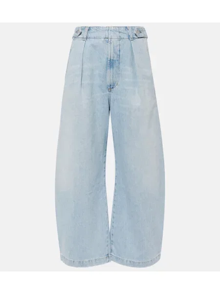 Nohavice Citizens Of Humanity s vysokým pásom keper modrá