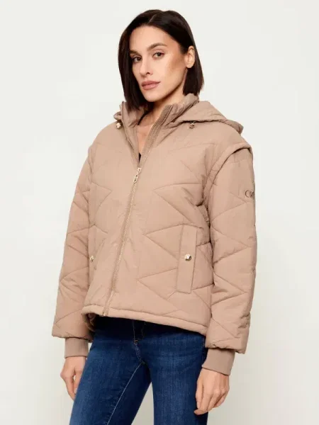 Liu Jo Sport Geacă 2 în 1 | Relaxed fit bej