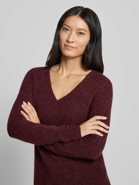 Sweter z dzianiny o kroju slim fit z mieszanki materiałów z dodatkiem wełny Mos Mosh