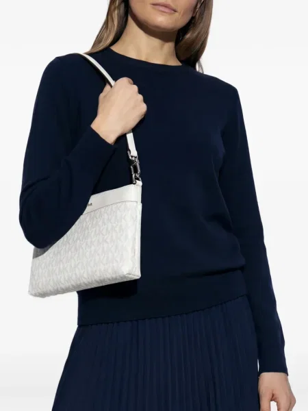 Балеринки Michael Michael Kors с катарама с шипове бяло