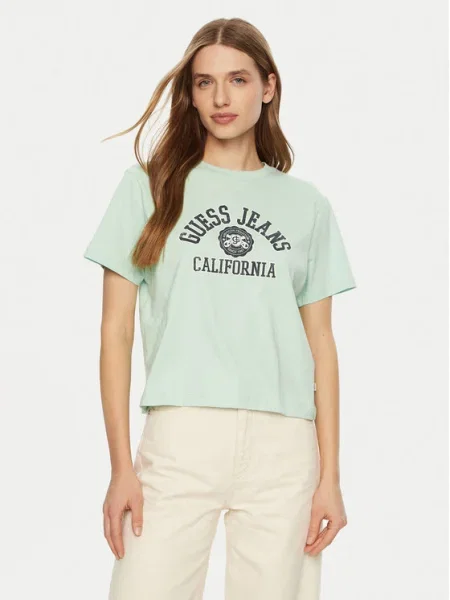 Guess Jeans Tricou verde
