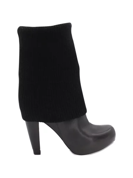 Botine Loeffler Randall din piele negru