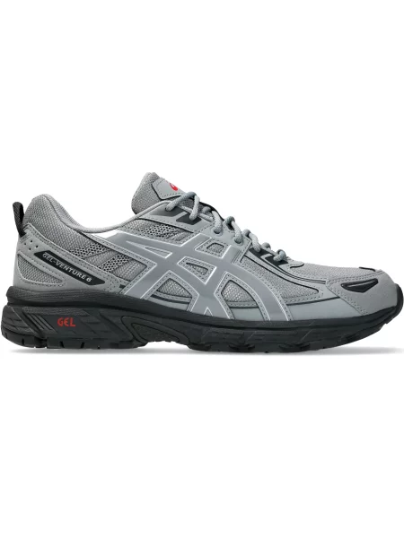 Кожаные повседневные кроссовки Asics Gel-venture серые