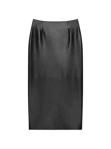Fustă din piele Givenchy negru