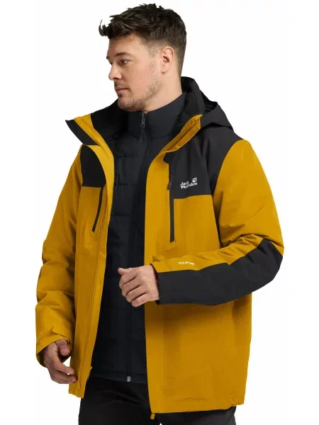 Куртка Jack Wolfskin желтая