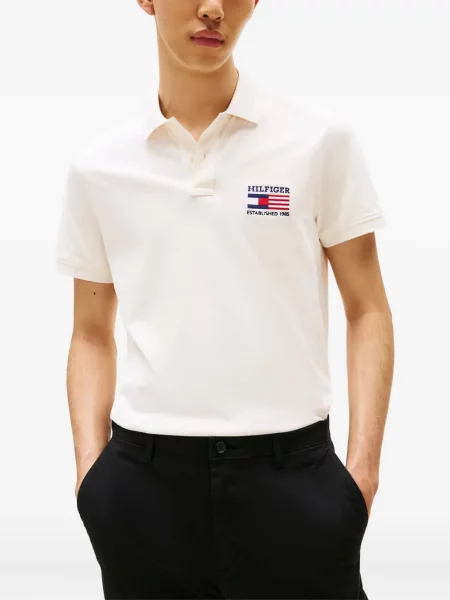 Polo Tommy Hilfiger alb