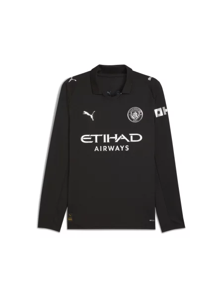 PUMA koszulka wyjazdowa z długim rękawem Manchester City Akcesoria XXL czarny