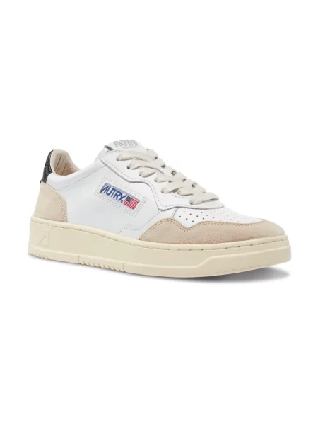 Sneakersy Autry zamszowe białe
