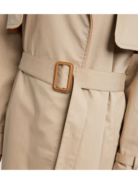 Bőr héjkabát Acne Studios bézs