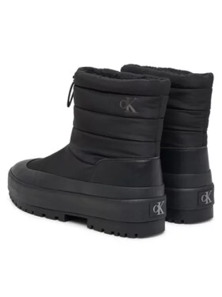 Škornji za sneg Calvin Klein Vulc Flatform Snowboot Nyl črna