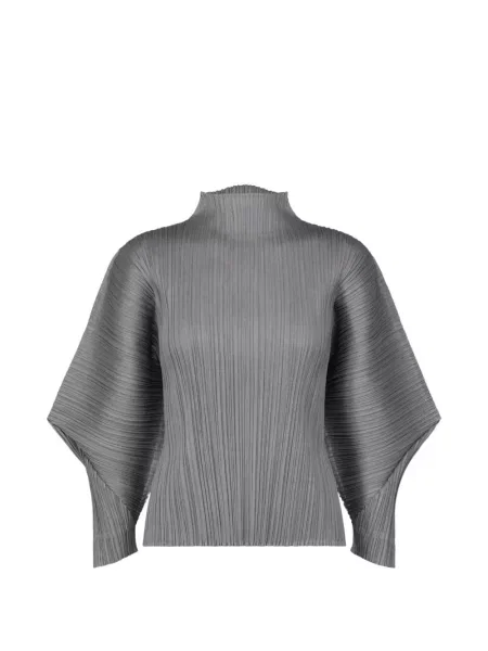 Плисирана риза Pleats Please Issey Miyake сиво