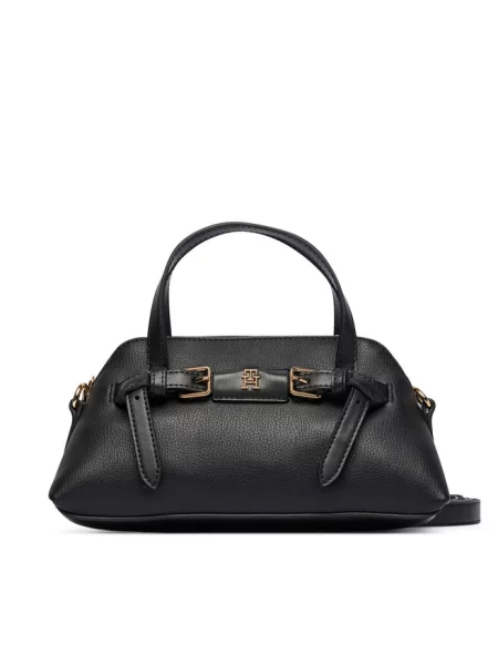 Tommy Hilfiger Torebka Th Buckle Mini Tote czarny