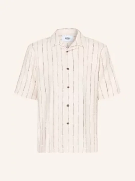 Digel Move Koszulka Wypoczynkowa Alfie Comfort Fit Z Frotte beige beżowa