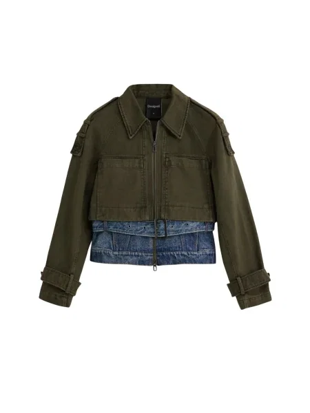 Desigual Geacă de blugi Tropez verde