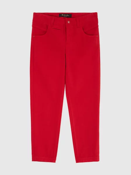 Детские джинсы Loro Piana красные