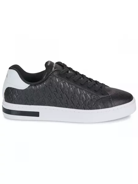 ARMANI EXCHANGE Niske tenisice LONDON / bijela crna