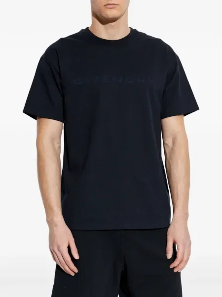 Tricou Givenchy din jacard albastru