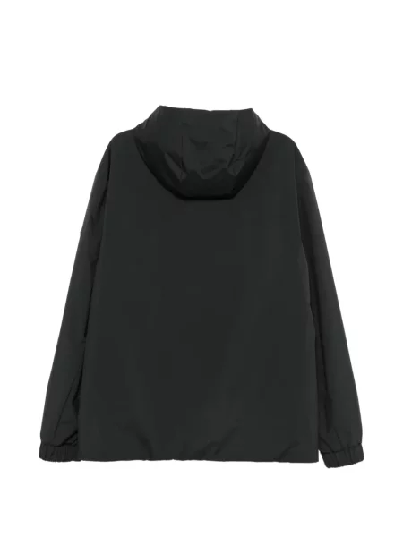 Geacă Moncler cu glugă negru