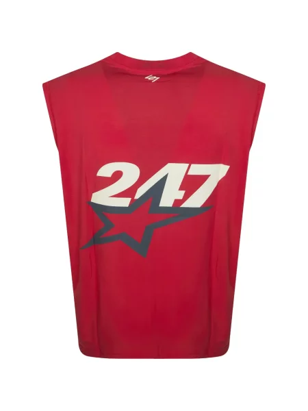 Vestă Represent cu imagine roșu