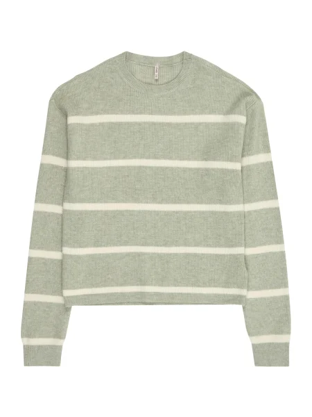 ONLY GIRLS Pulover KOGFranca crem / pastel verde