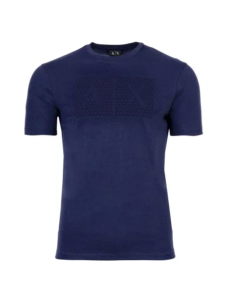 ARMANI EXCHANGE Tričko marine modrá