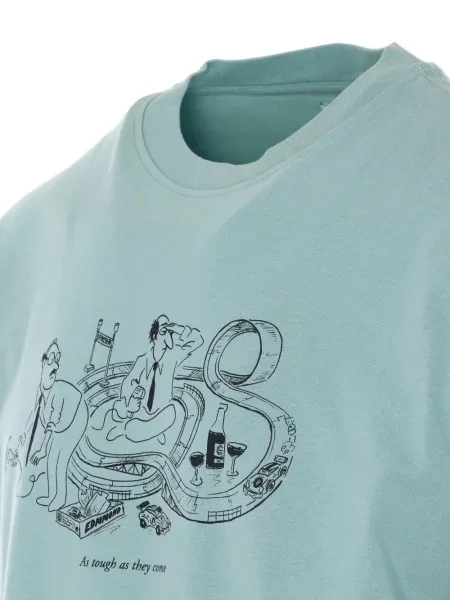 Tricou Edmmond Studios cu imagine verde
